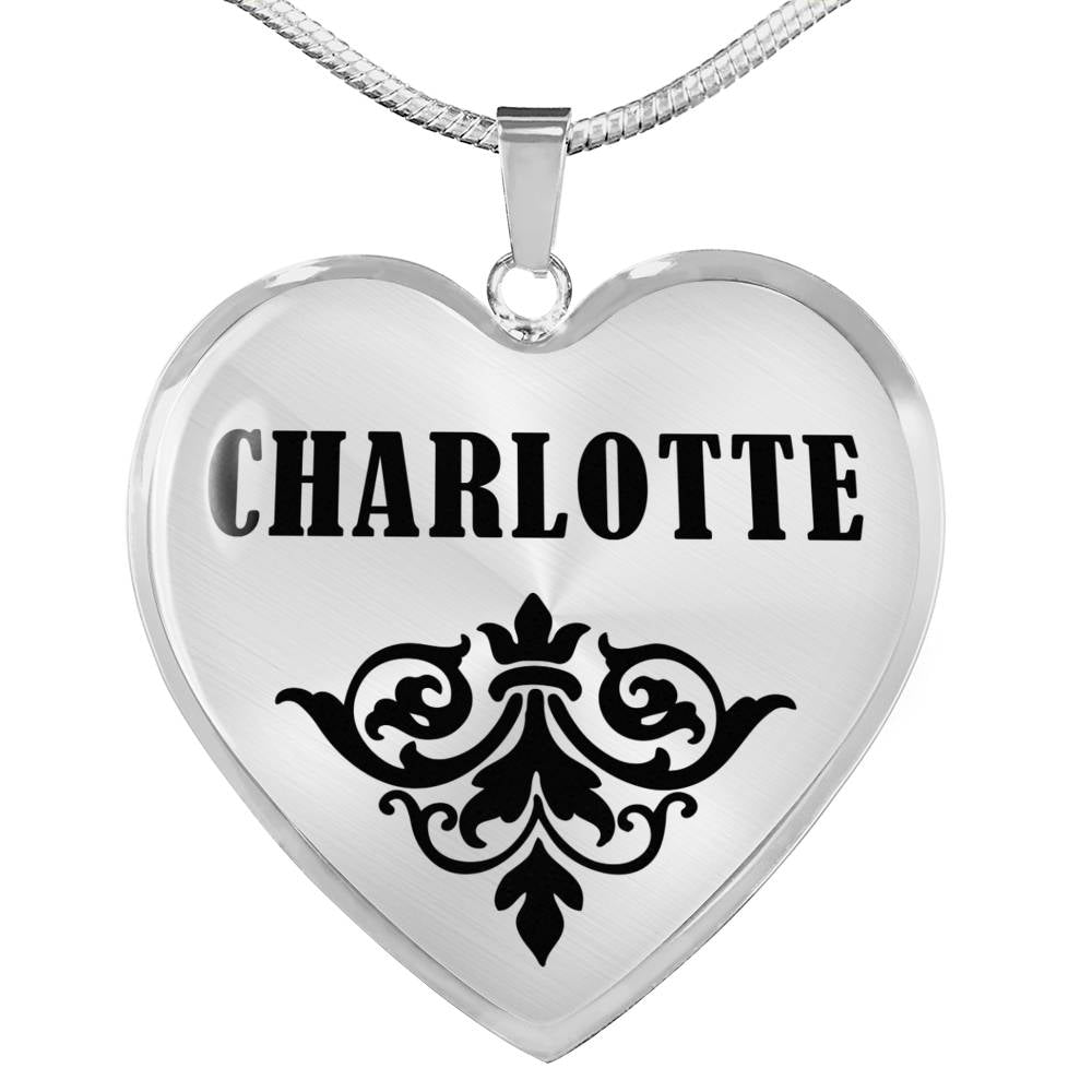 Charlotte v01 - Heart Pendant Luxury Necklace