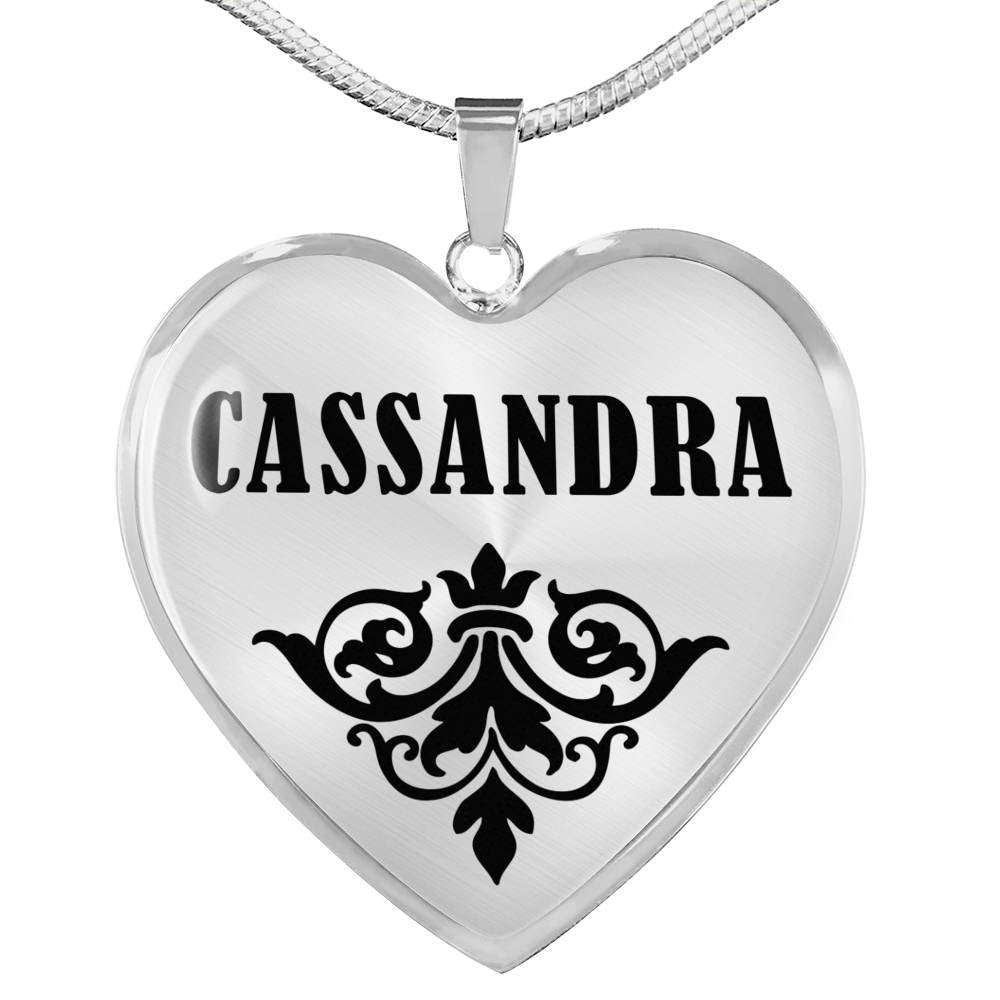 Cassandra v01 - Heart Pendant Luxury Necklace