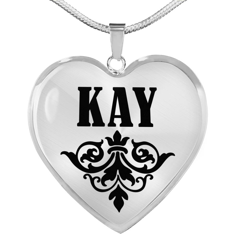 Kay v01 - Heart Pendant Luxury Necklace