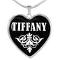 Tiffany v02 - Heart Pendant Luxury Necklace