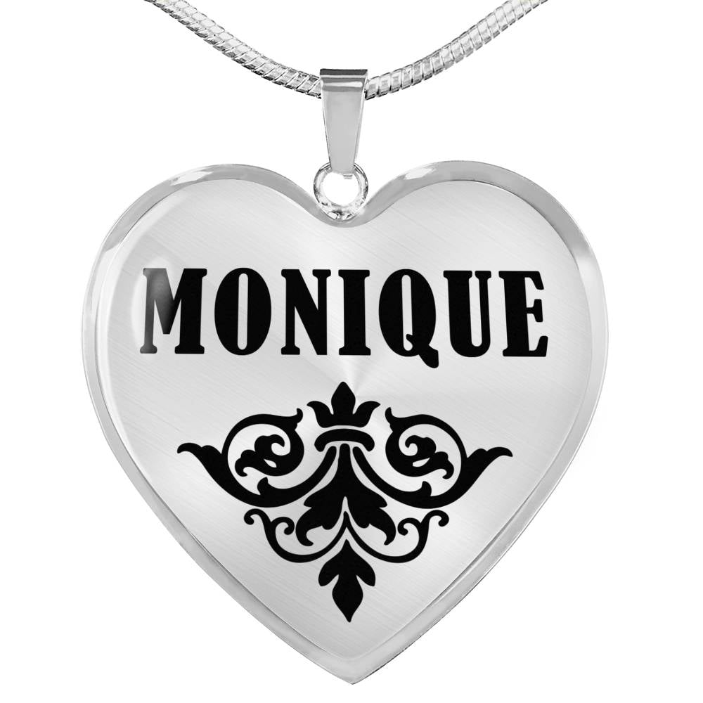 Monique v01 - Heart Pendant Luxury Necklace