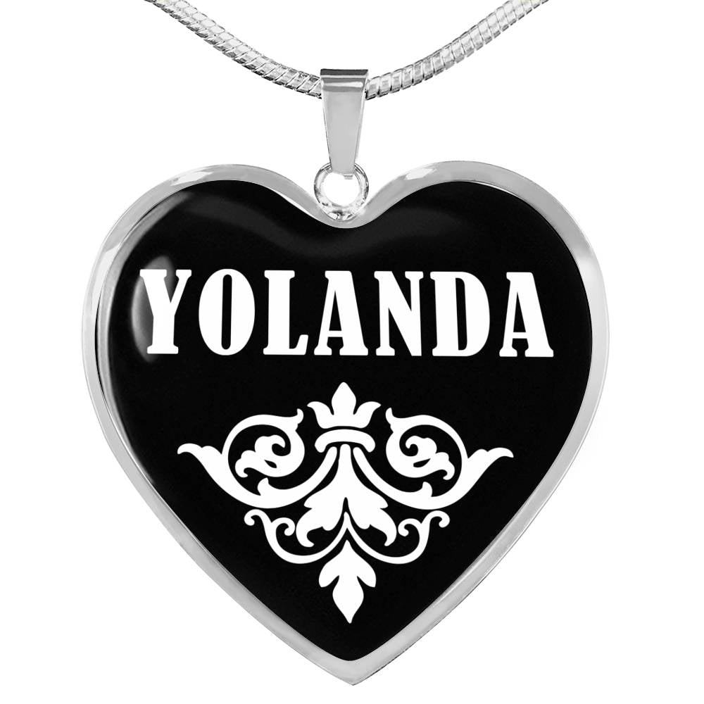 Yolanda v02 - Heart Pendant Luxury Necklace