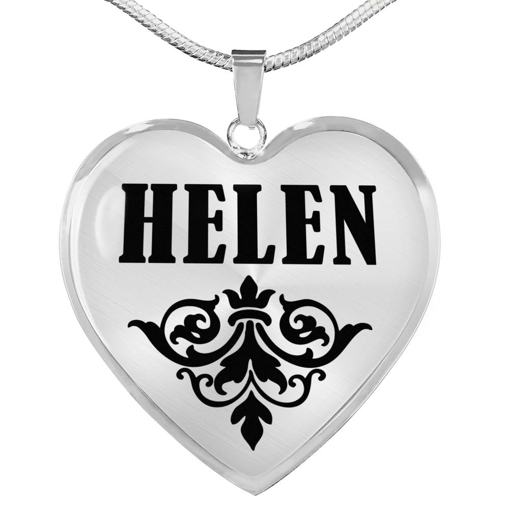Helen v01 - Heart Pendant Luxury Necklace