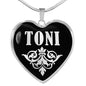 Toni v01s - Heart Pendant Luxury Necklace