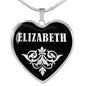 Elizabeth v01s - Heart Pendant Luxury Necklace