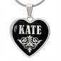 Kate v02 - Heart Pendant Luxury Necklace
