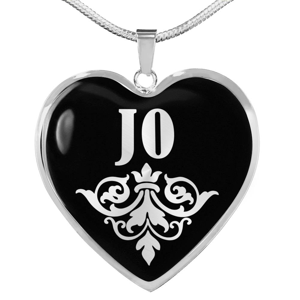 Jo v01s - Heart Pendant Luxury Necklace