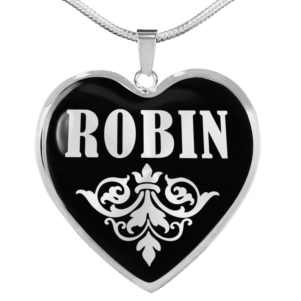Robin v01s - Heart Pendant Luxury Necklace