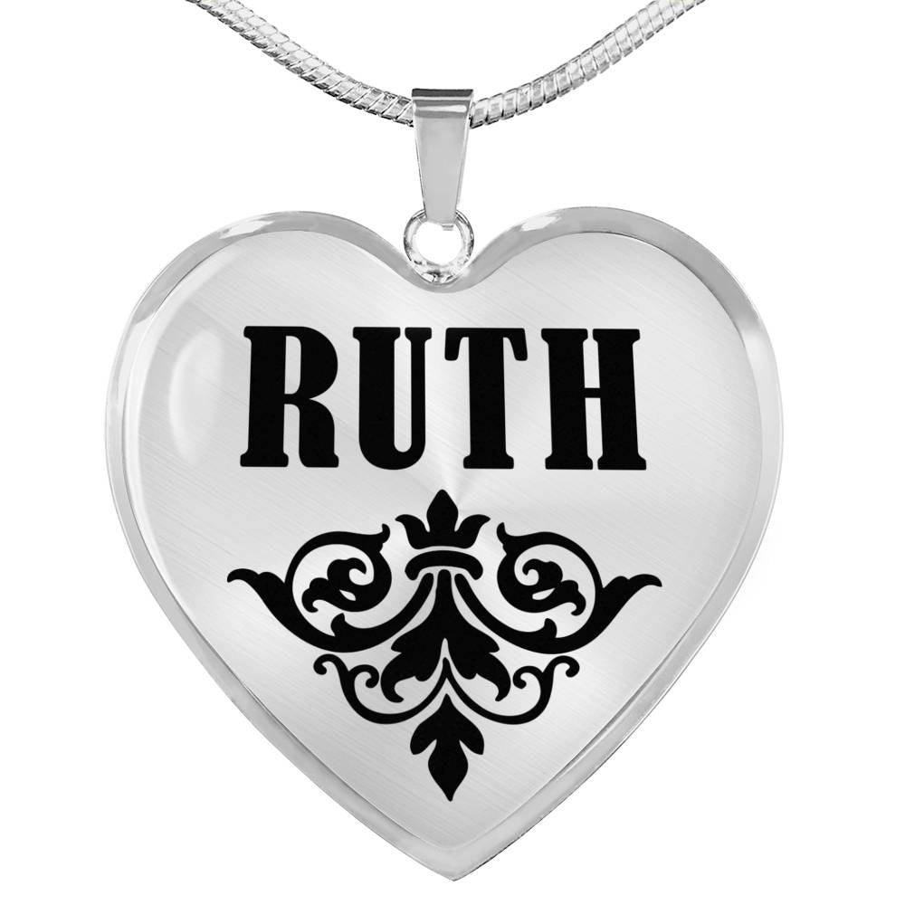 Ruth v01 - Heart Pendant Luxury Necklace