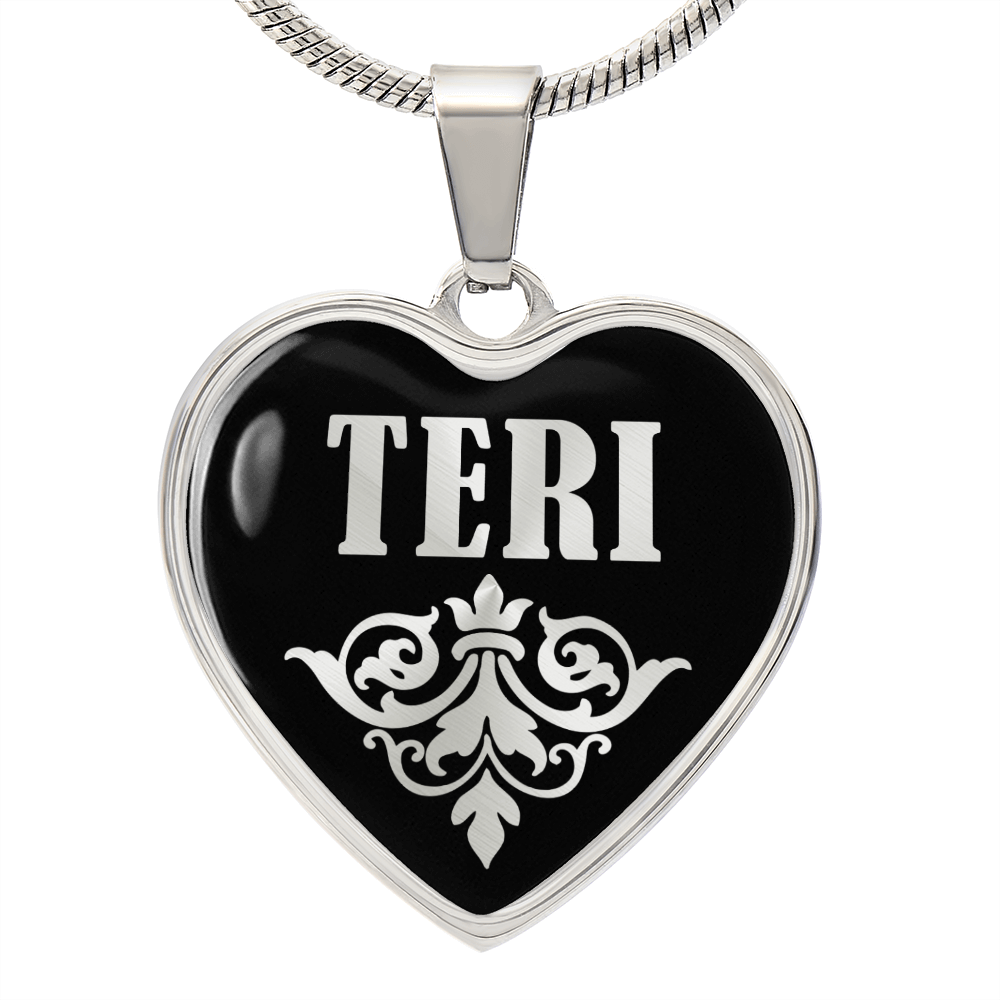 Teri v02 - Heart Pendant Luxury Necklace