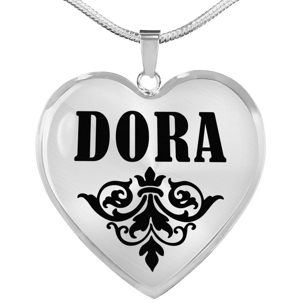 Dora v01 - Heart Pendant Luxury Necklace
