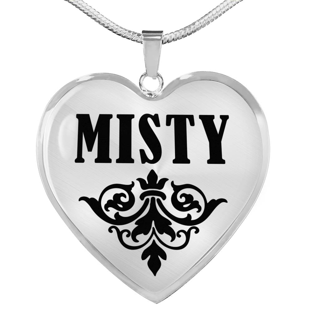 Misty v01 - Heart Pendant Luxury Necklace