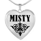 Misty v01 - Heart Pendant Luxury Necklace