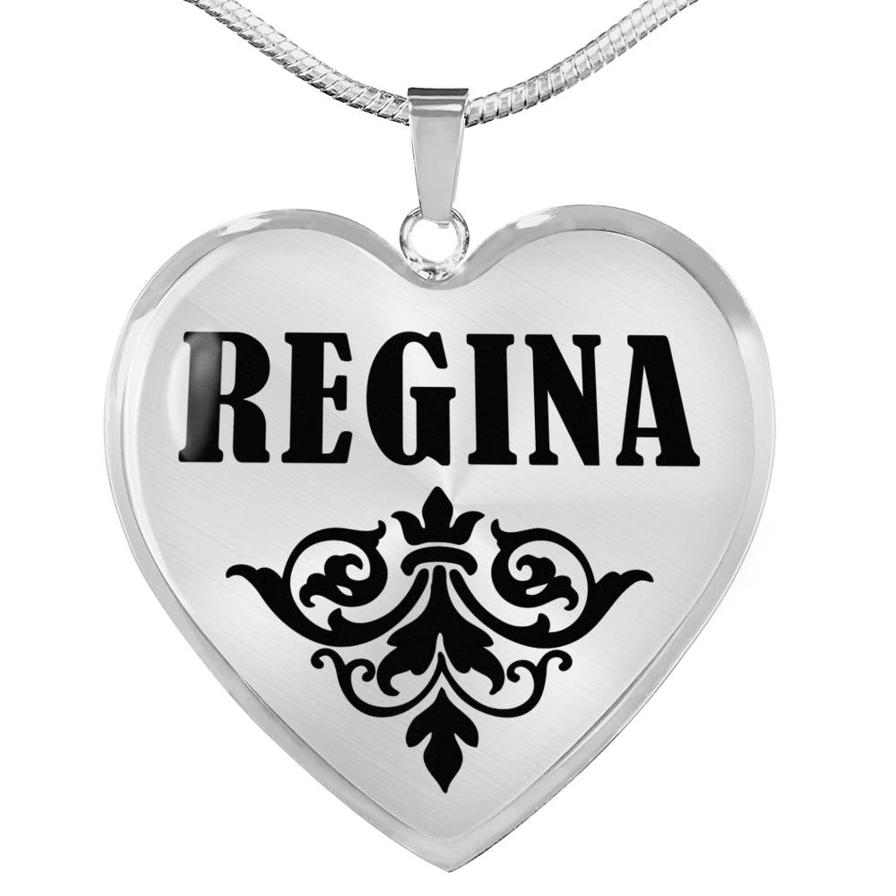 Regina v01 - Heart Pendant Luxury Necklace
