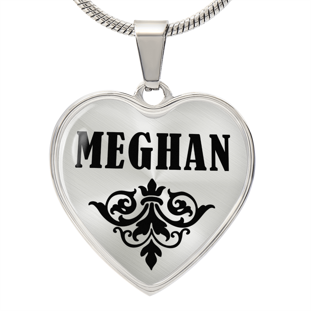 Meghan  v01 - Heart Pendant Luxury Necklace