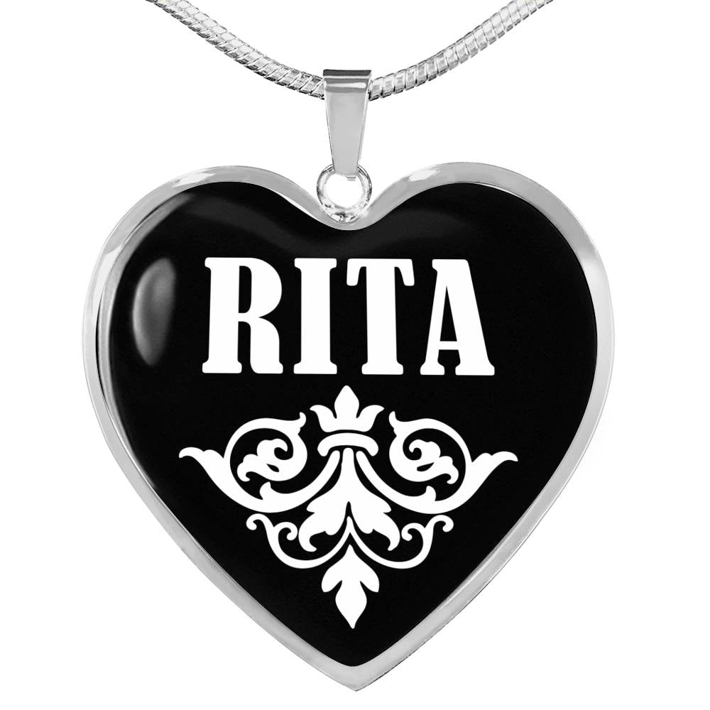 Rita v02 - Heart Pendant Luxury Necklace