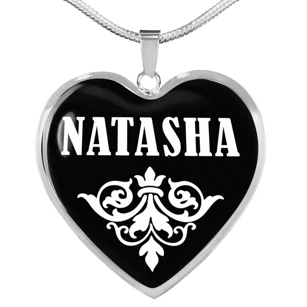 Natasha v02 - Heart Pendant Luxury Necklace