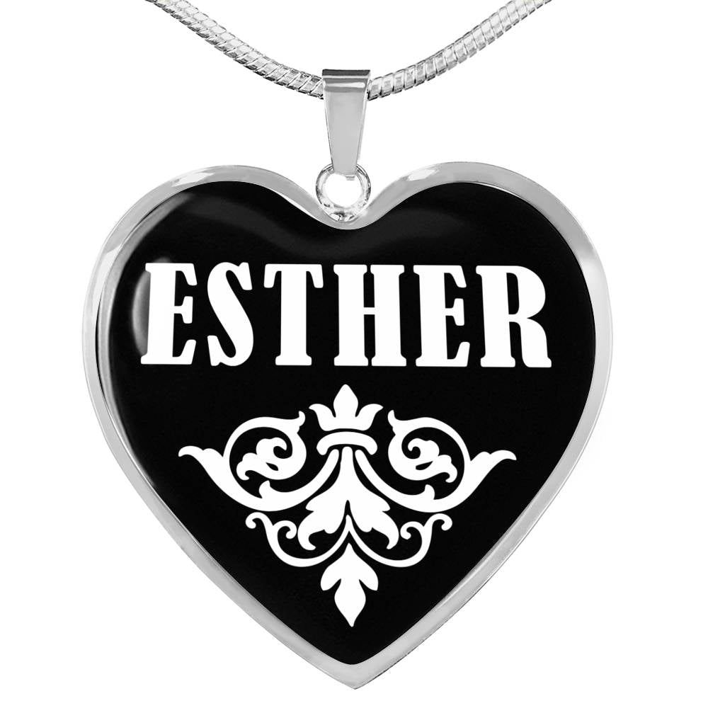 Esther v02 - Heart Pendant Luxury Necklace