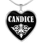 Candice v02 - Heart Pendant Luxury Necklace