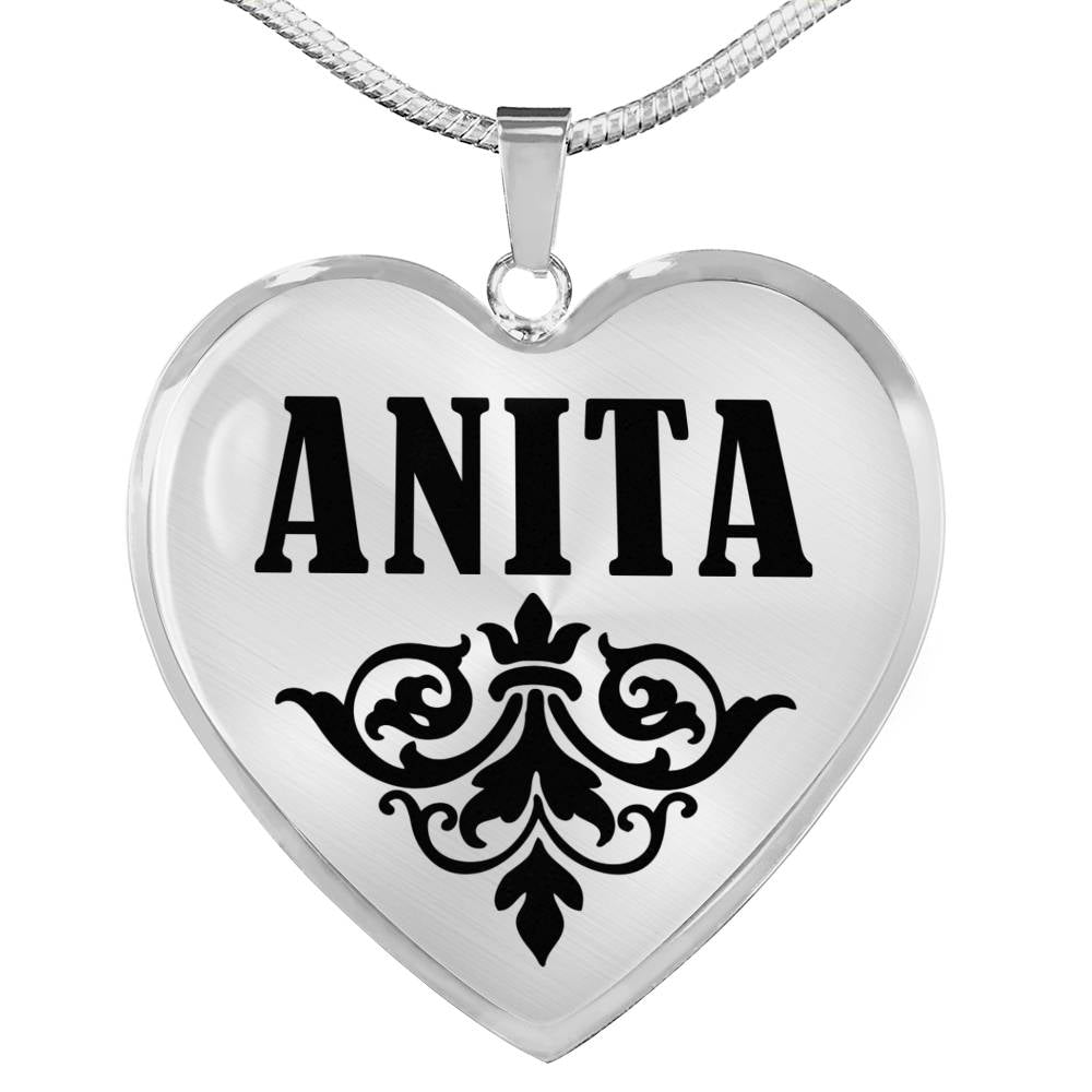 Anita v01 - Heart Pendant Luxury Necklace