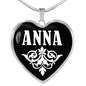 Anna v02 - Heart Pendant Luxury Necklace
