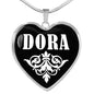 Dora v02 - Heart Pendant Luxury Necklace