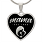 Mama, Est. 1969 v2 - Heart Pendant Luxury Necklace