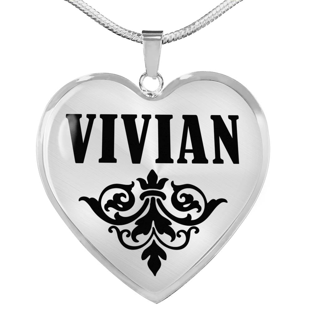 Vivian v01 - Heart Pendant Luxury Necklace