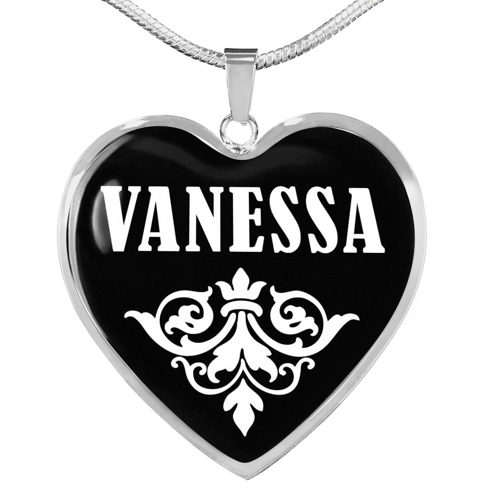 Vanessa v02 - Heart Pendant Luxury Necklace