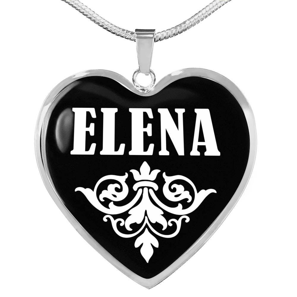 Elena v02 - Heart Pendant Luxury Necklace