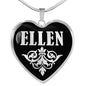 Ellen v01s - Heart Pendant Luxury Necklace