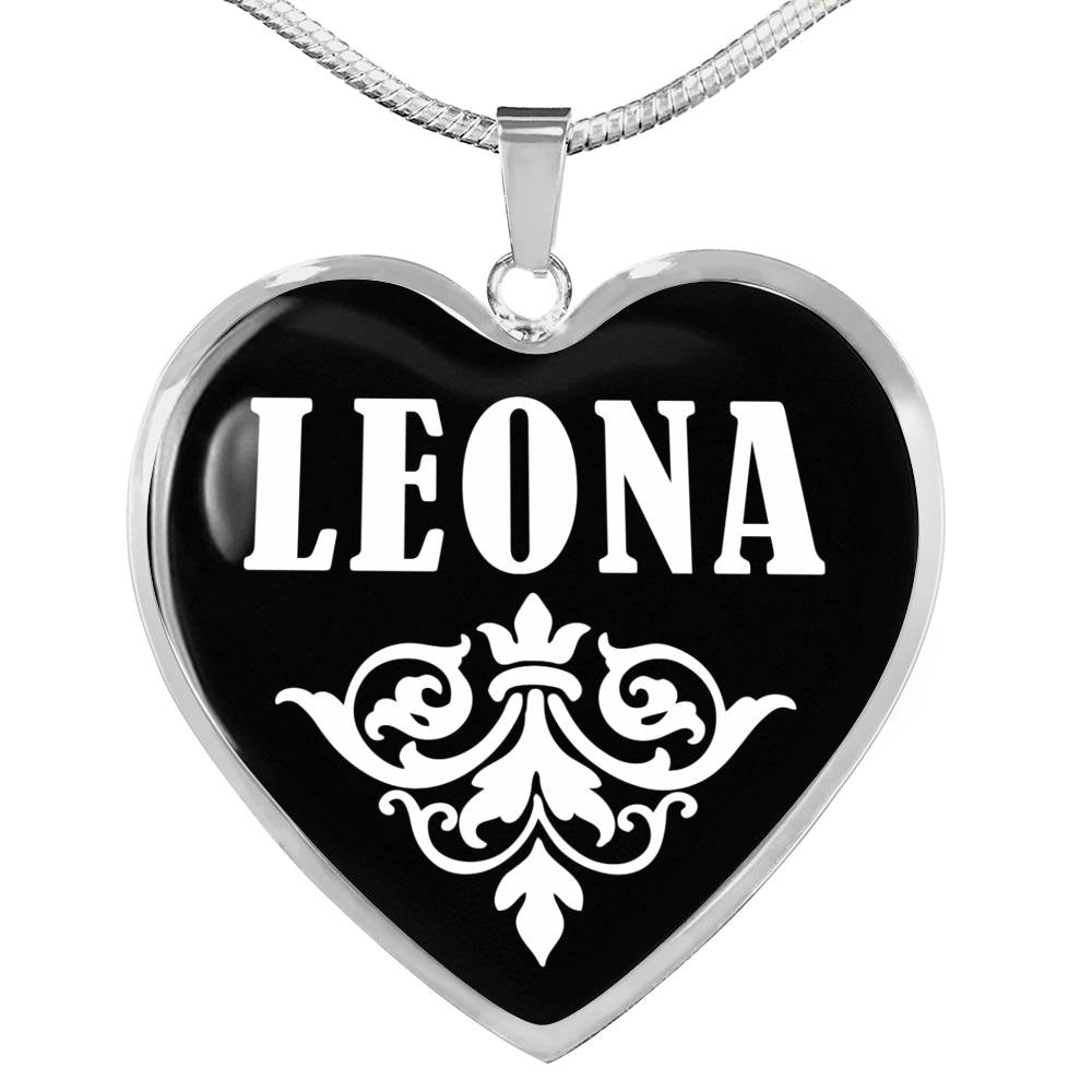Leona v02 - Heart Pendant Luxury Necklace