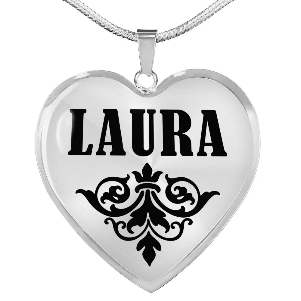 Laura v01 - Heart Pendant Luxury Necklace