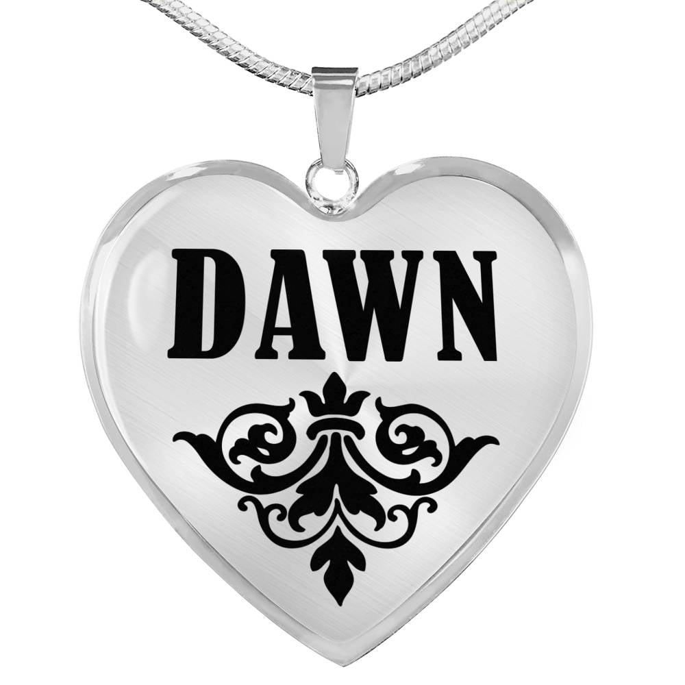 Dawn v01 - Heart Pendant Luxury Necklace