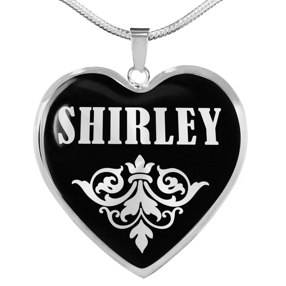 Shirley v01s - Heart Pendant Luxury Necklace