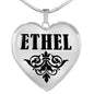 Ethel v01 - Heart Pendant Luxury Necklace