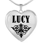 Lucy v01 - Heart Pendant Luxury Necklace