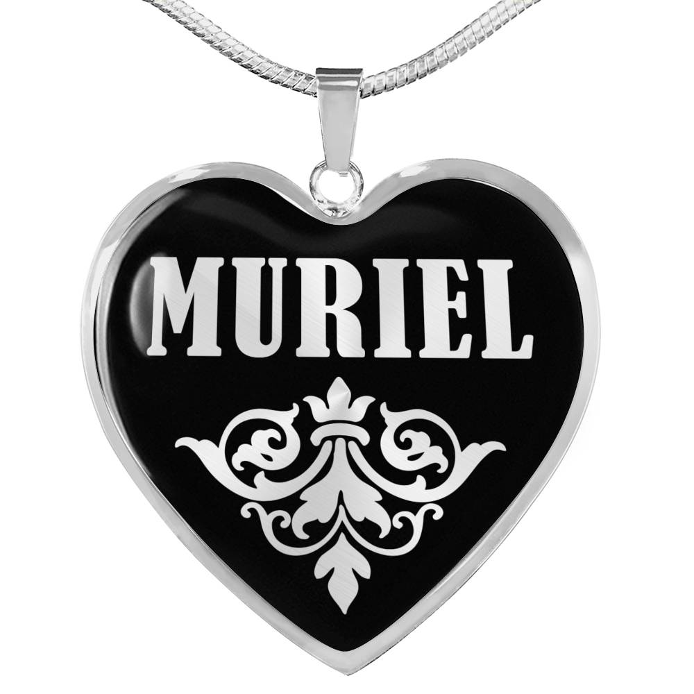 Muriel v01s - Heart Pendant Luxury Necklace