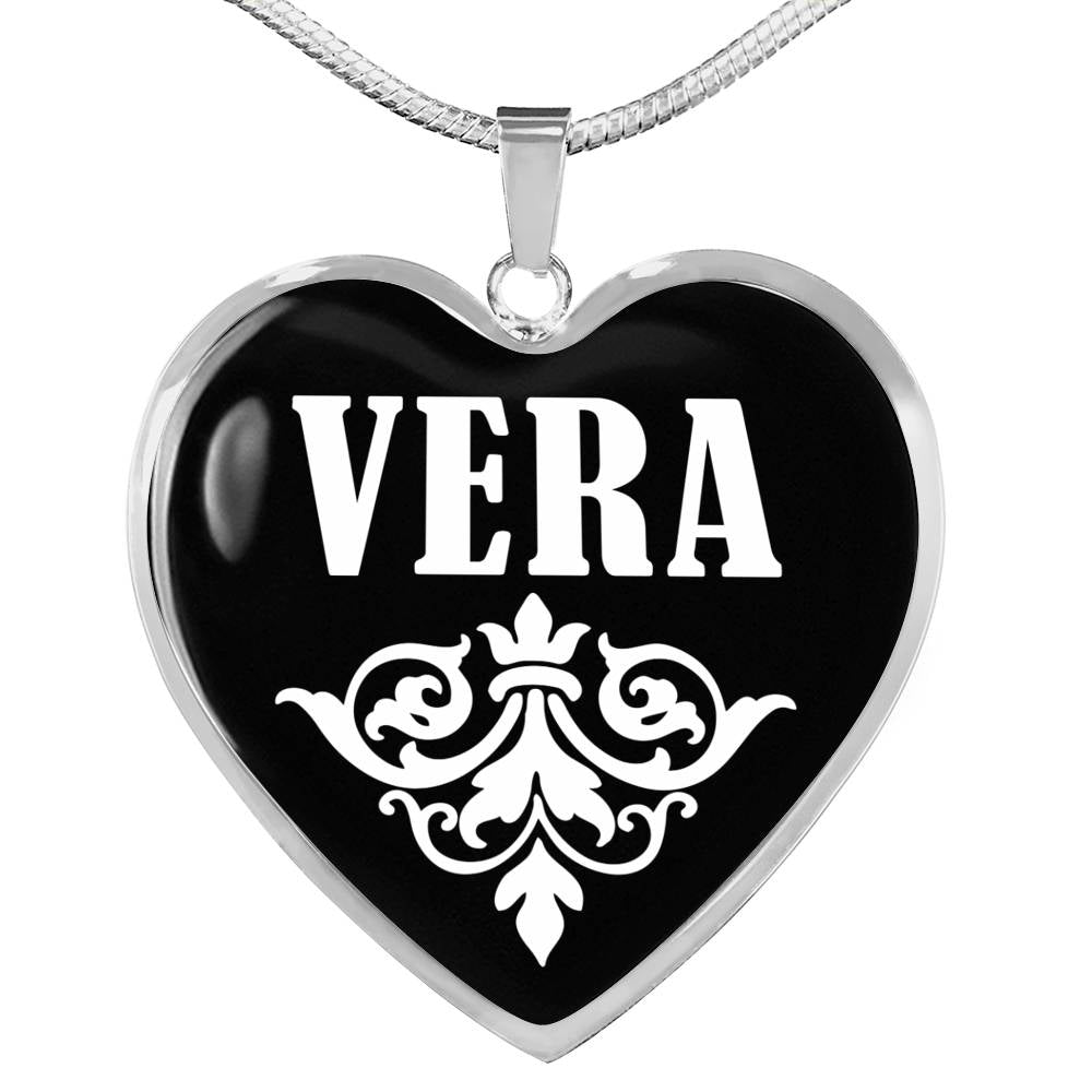 Vera v02 - Heart Pendant Luxury Necklace