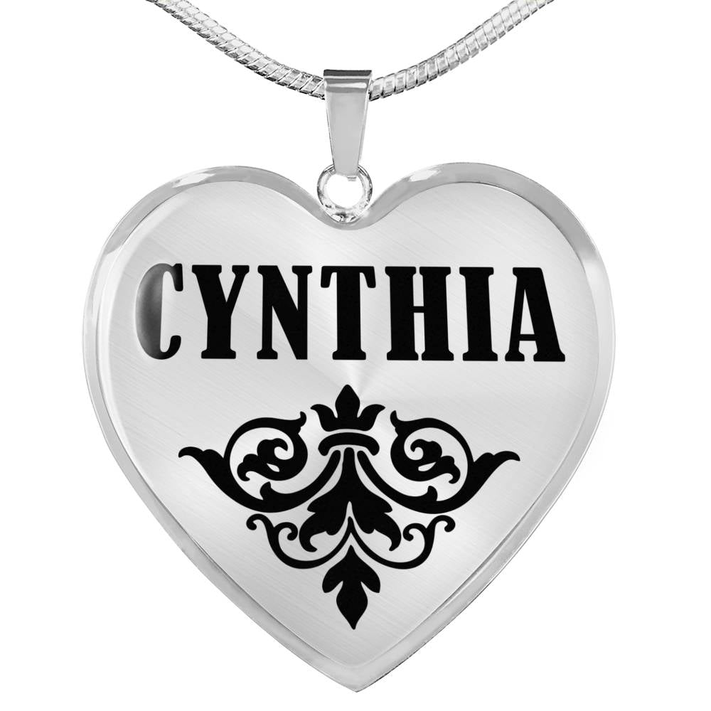 Cynthia v01 - Heart Pendant Luxury Necklace