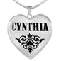 Cynthia v01 - Heart Pendant Luxury Necklace