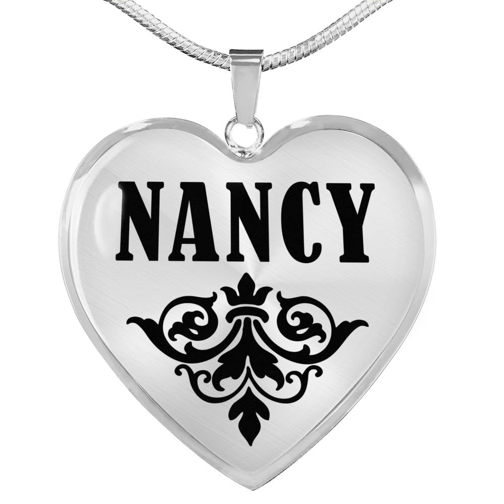 Nancy v01 - Heart Pendant Luxury Necklace
