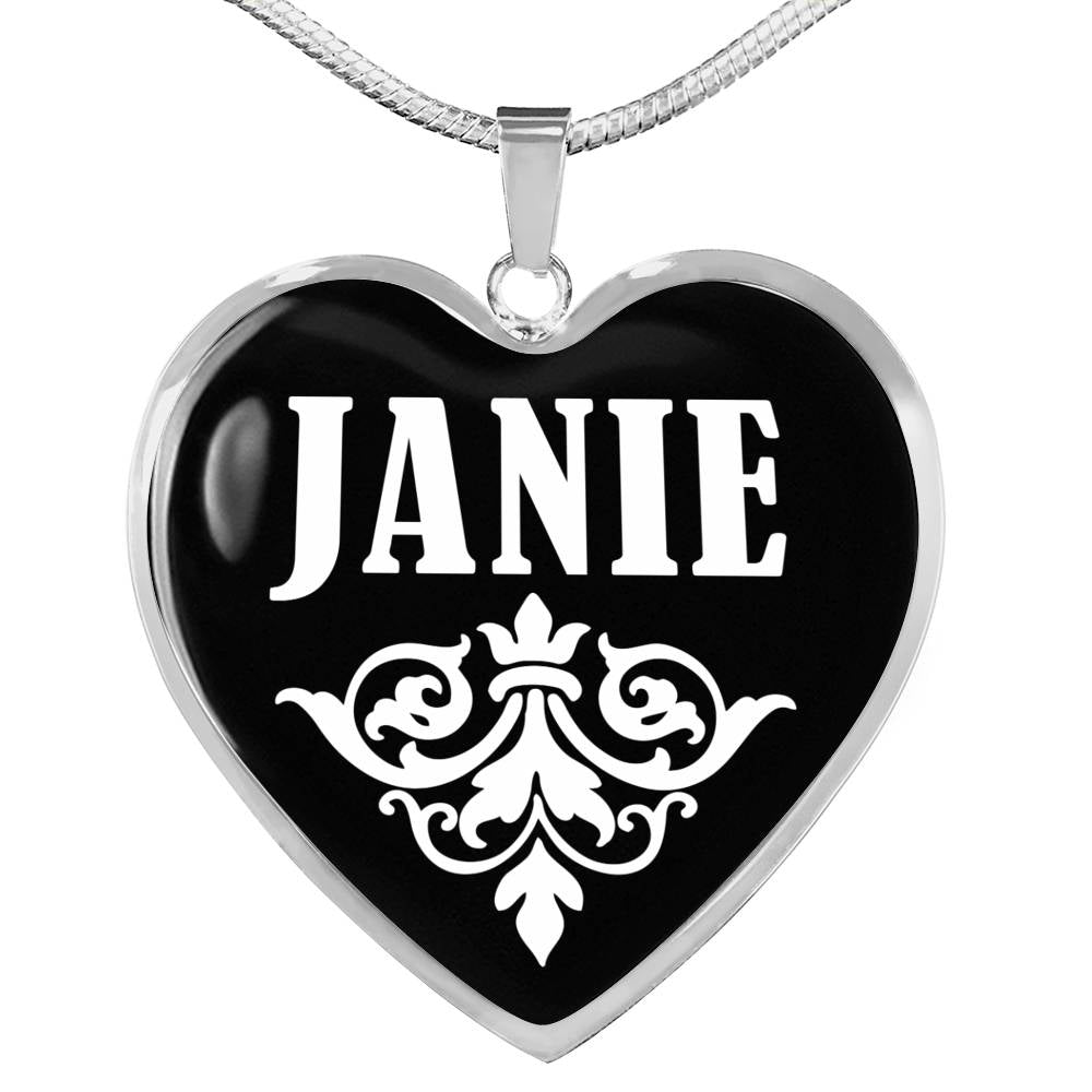 Janie v02 - Heart Pendant Luxury Necklace