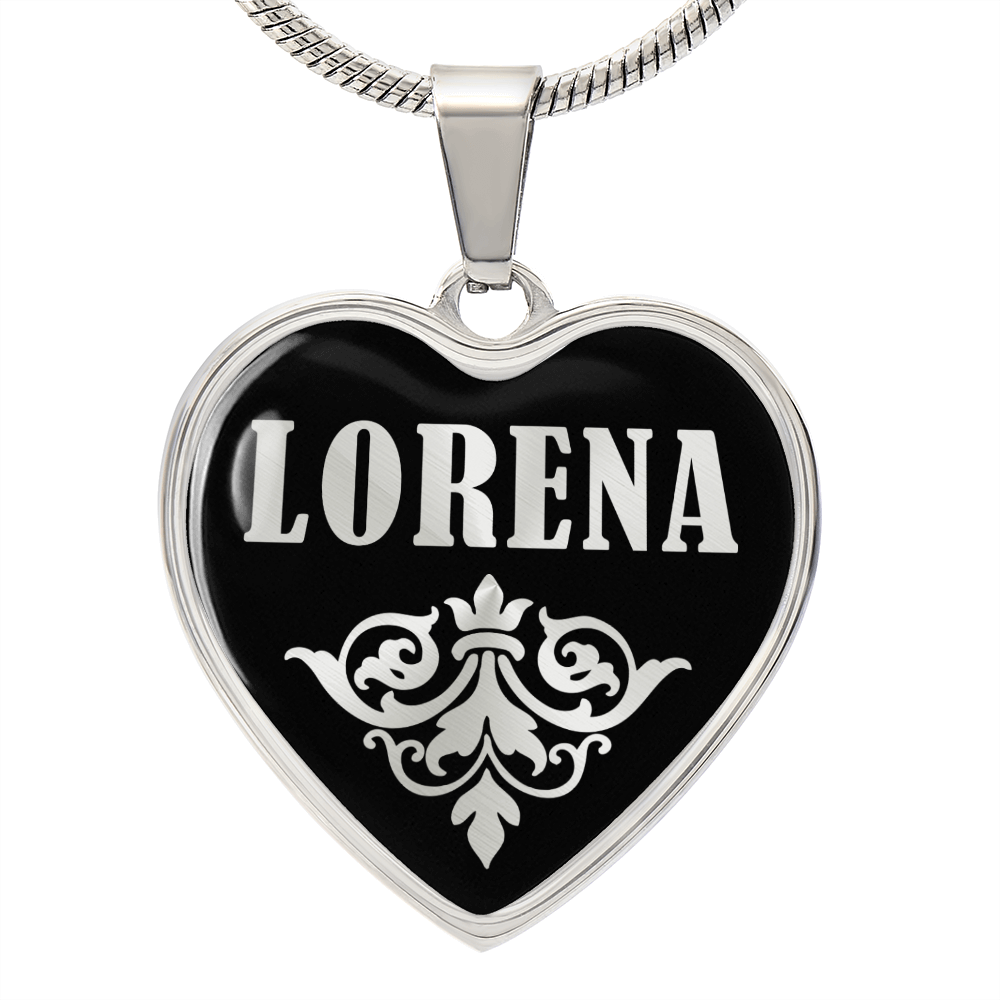 Lorena v02 - Heart Pendant Luxury Necklace