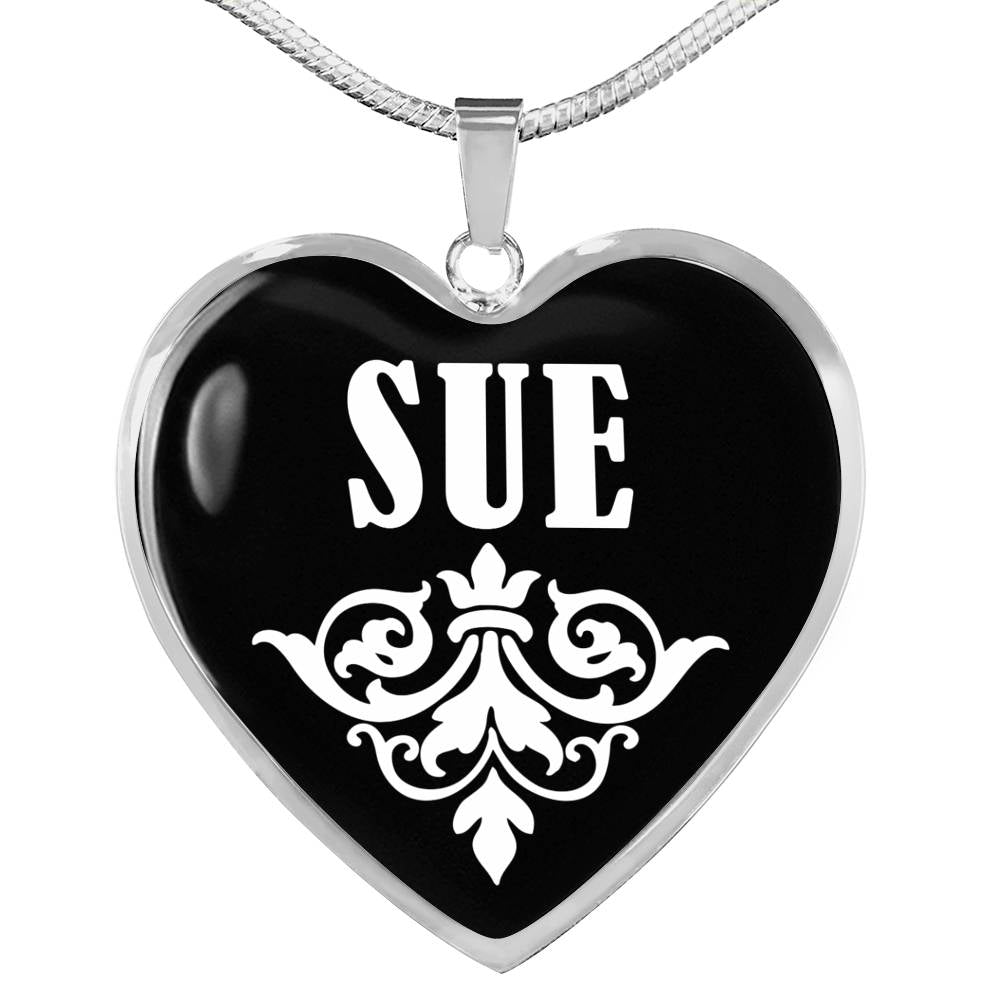 Sue v02 - Heart Pendant Luxury Necklace