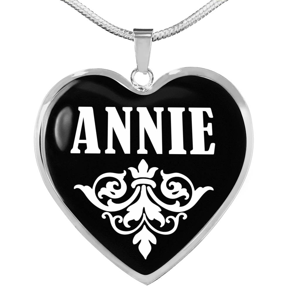 Annie v02 - Heart Pendant Luxury Necklace