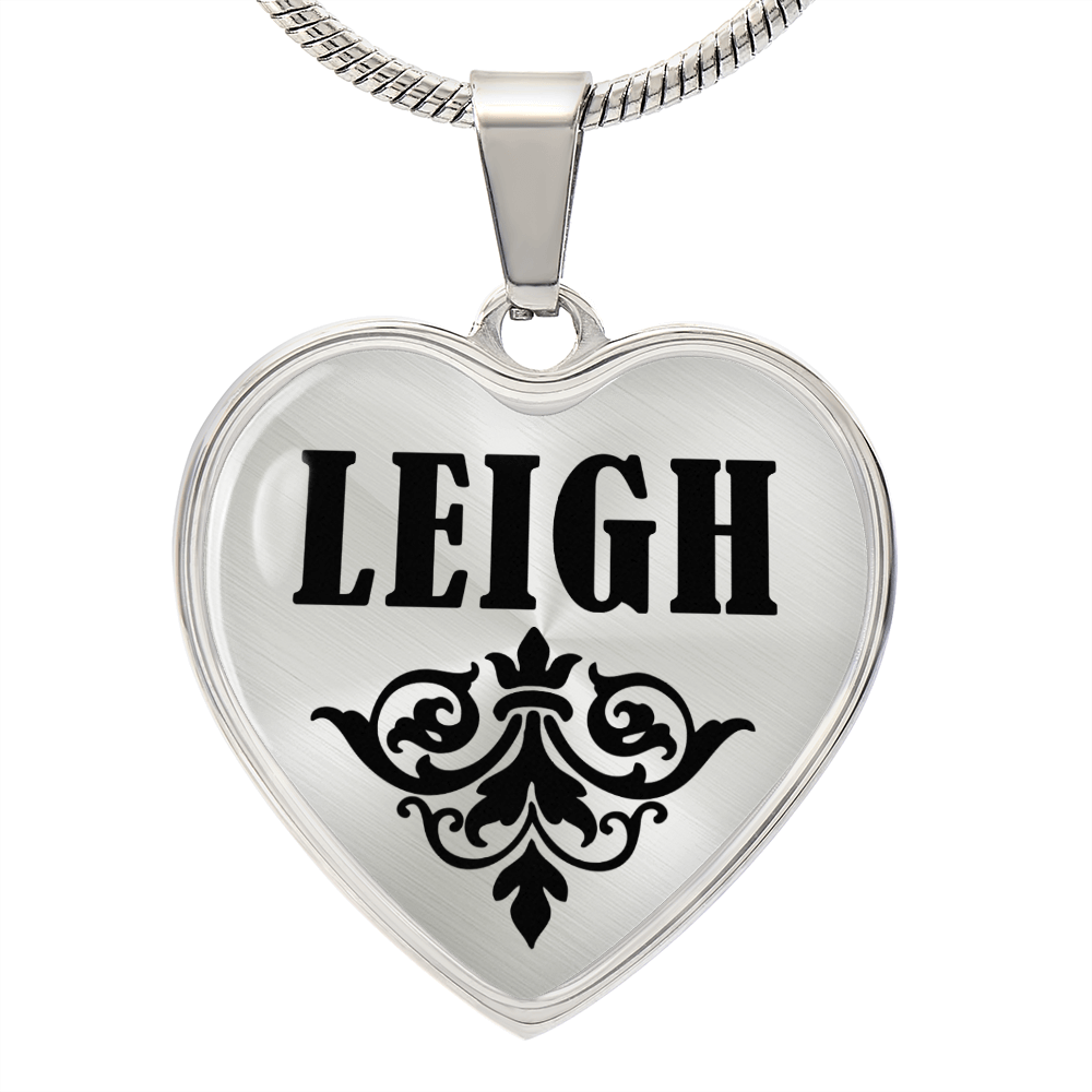 Leigh  v01 - Heart Pendant Luxury Necklace