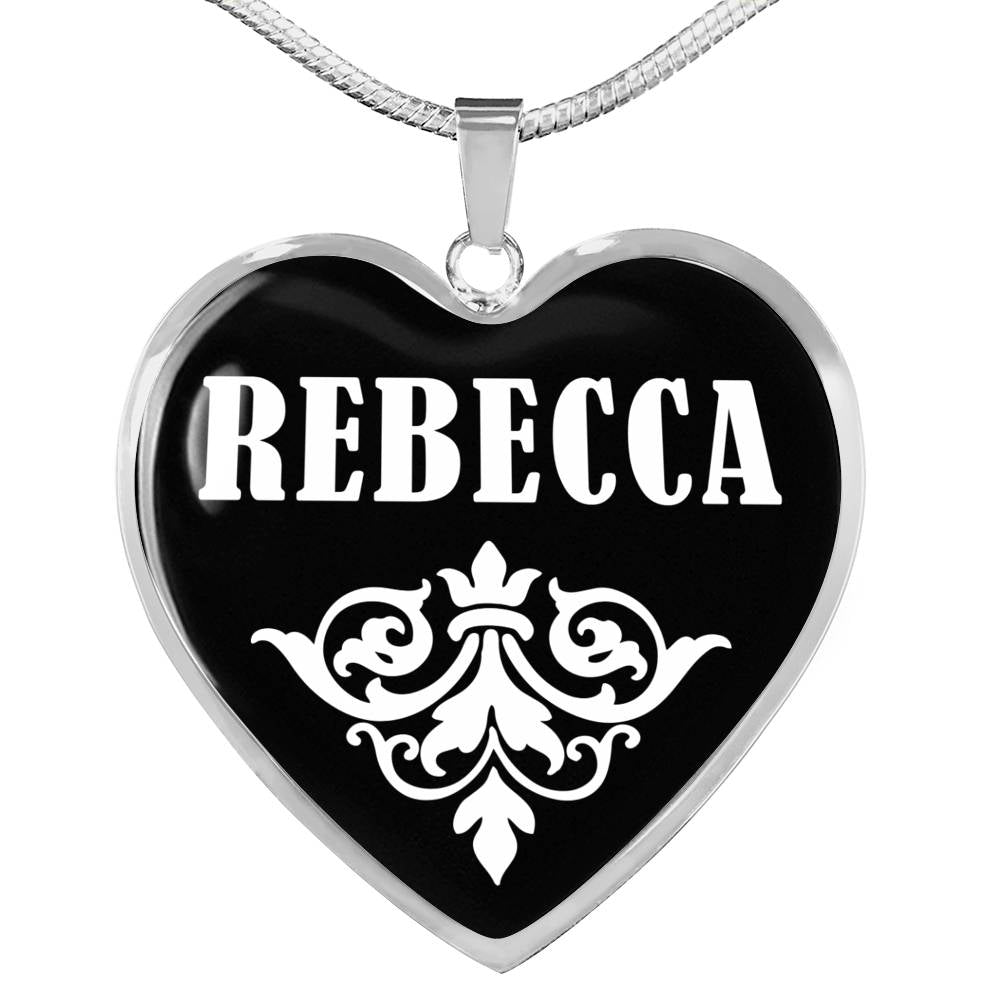 Rebecca v02 - Heart Pendant Luxury Necklace
