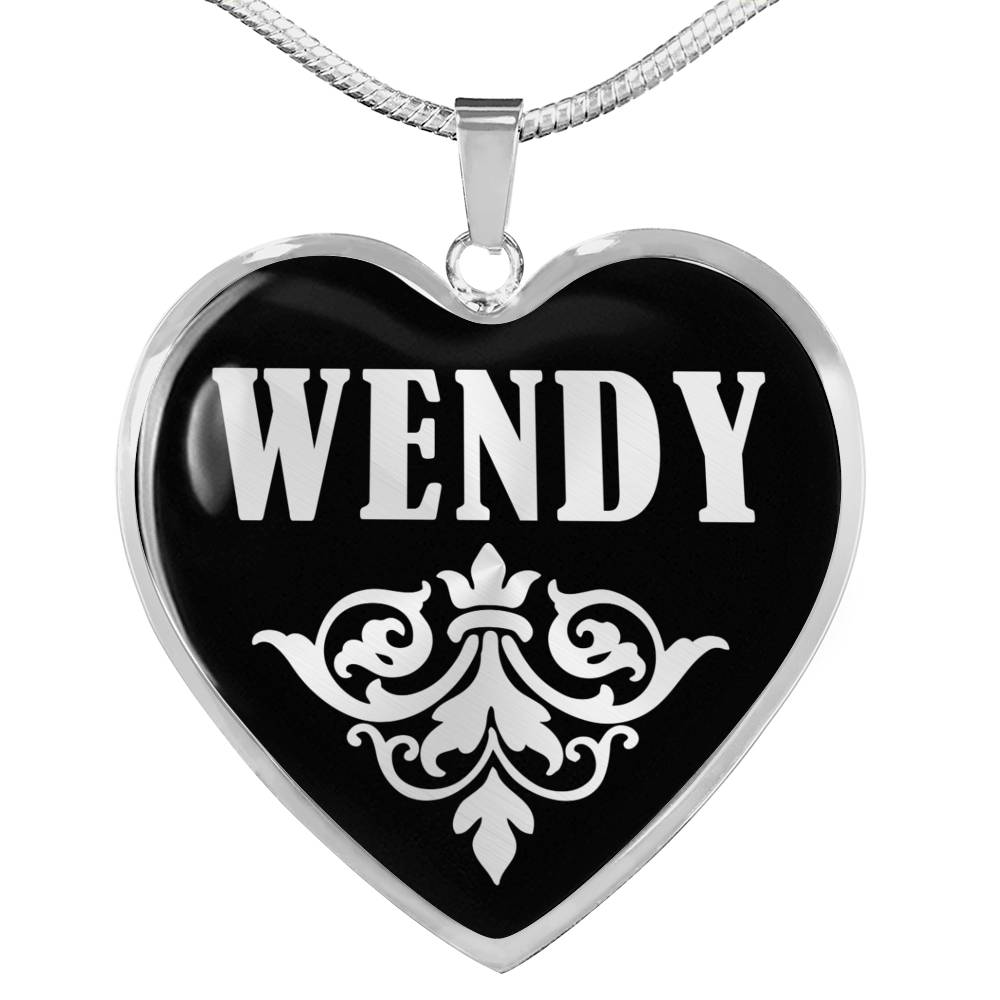 Wendy v01s - Heart Pendant Luxury Necklace