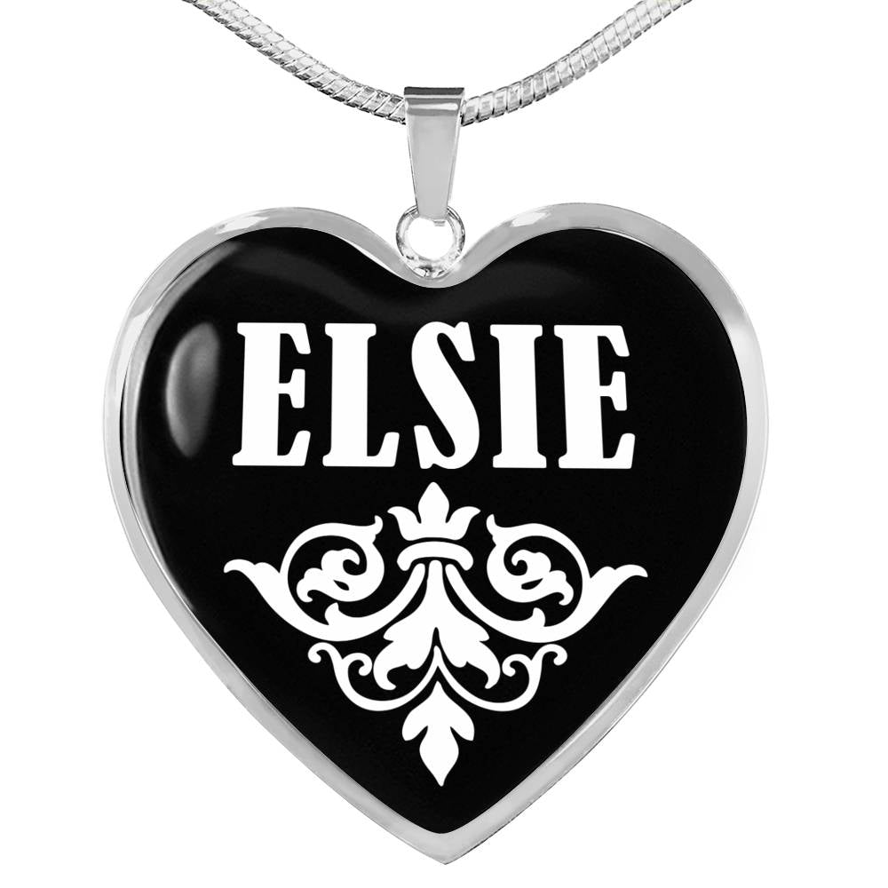 Elsie v02 - Heart Pendant Luxury Necklace